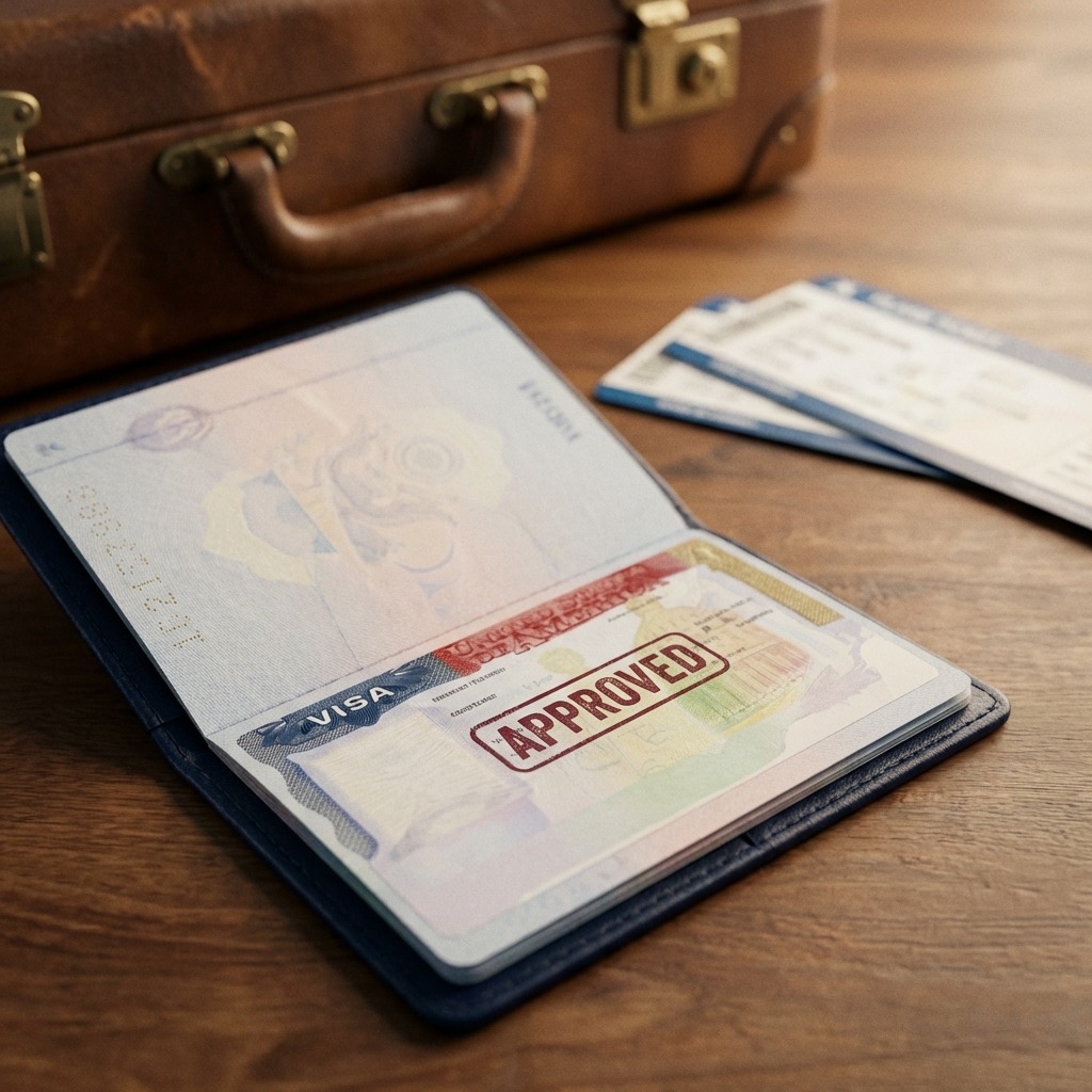 Pasaporte con visa americana B1/B2 aprobada